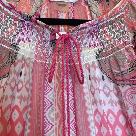 TanJay Women’s Blouse with detachable tank top (white), Size 12 - Picture 5 of 12